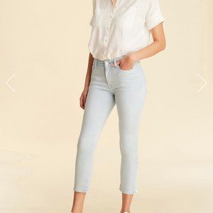 WARP WEFT SBN straight crop jeans